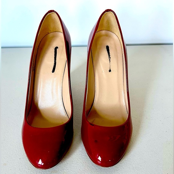 J Crew Red Pump Sz 7 - Picture 2 of 5